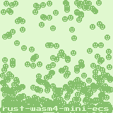 Entity component system in Rust for WASM-4